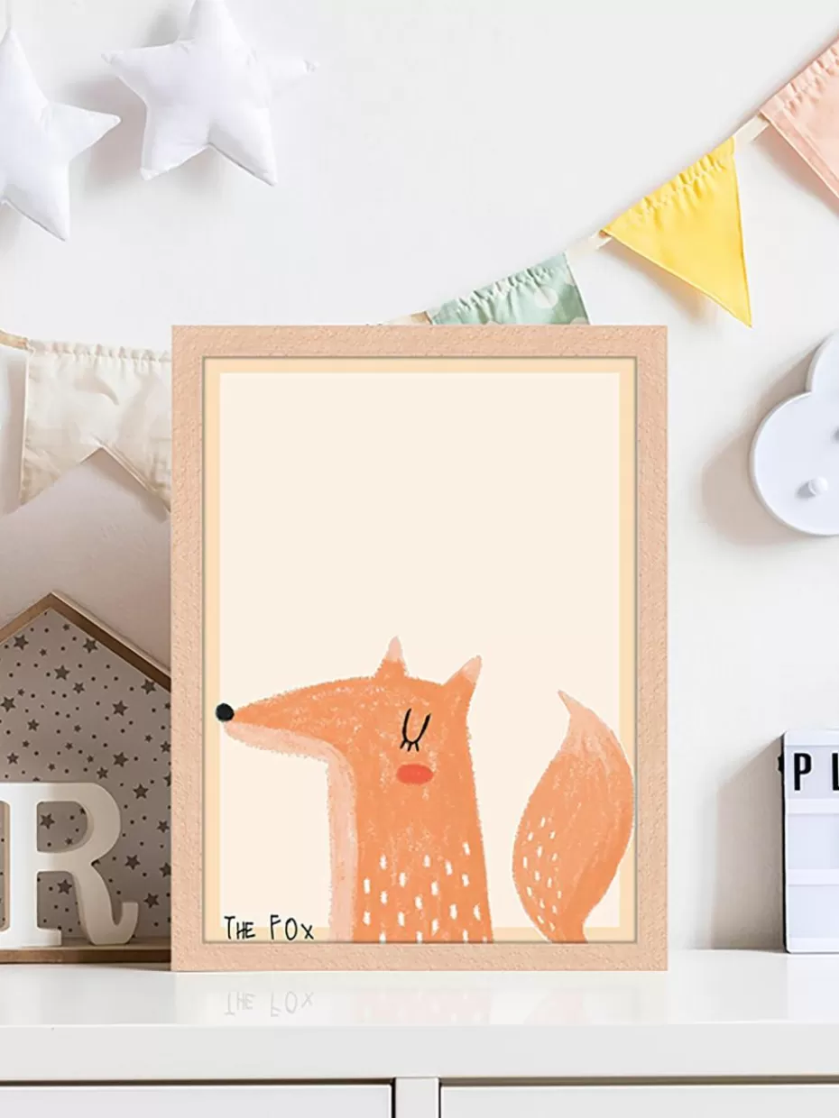 Deko-Any Image Gerahmter Digitaldruck The Fox