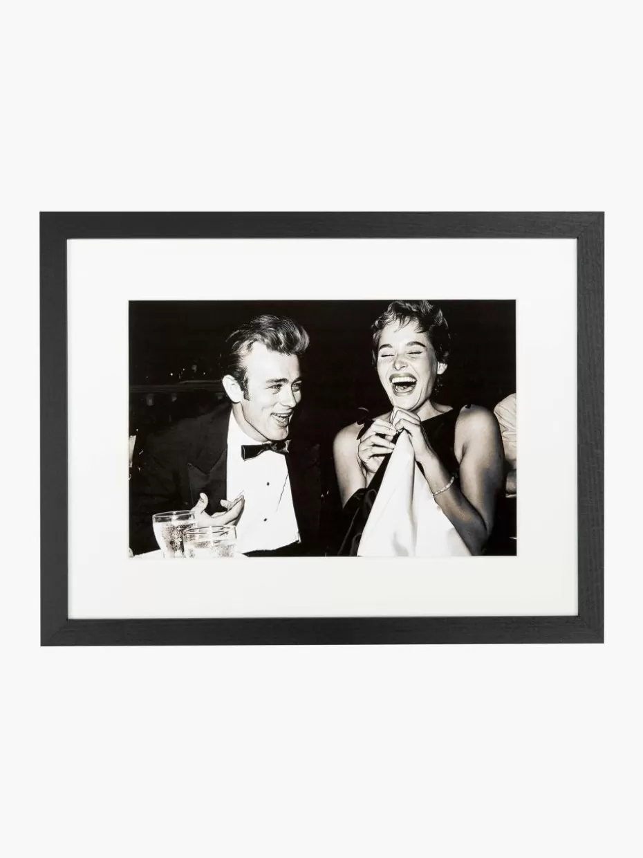 Bilder-Any Image Gerahmter Fotodruck Pier Angeli und James Dean