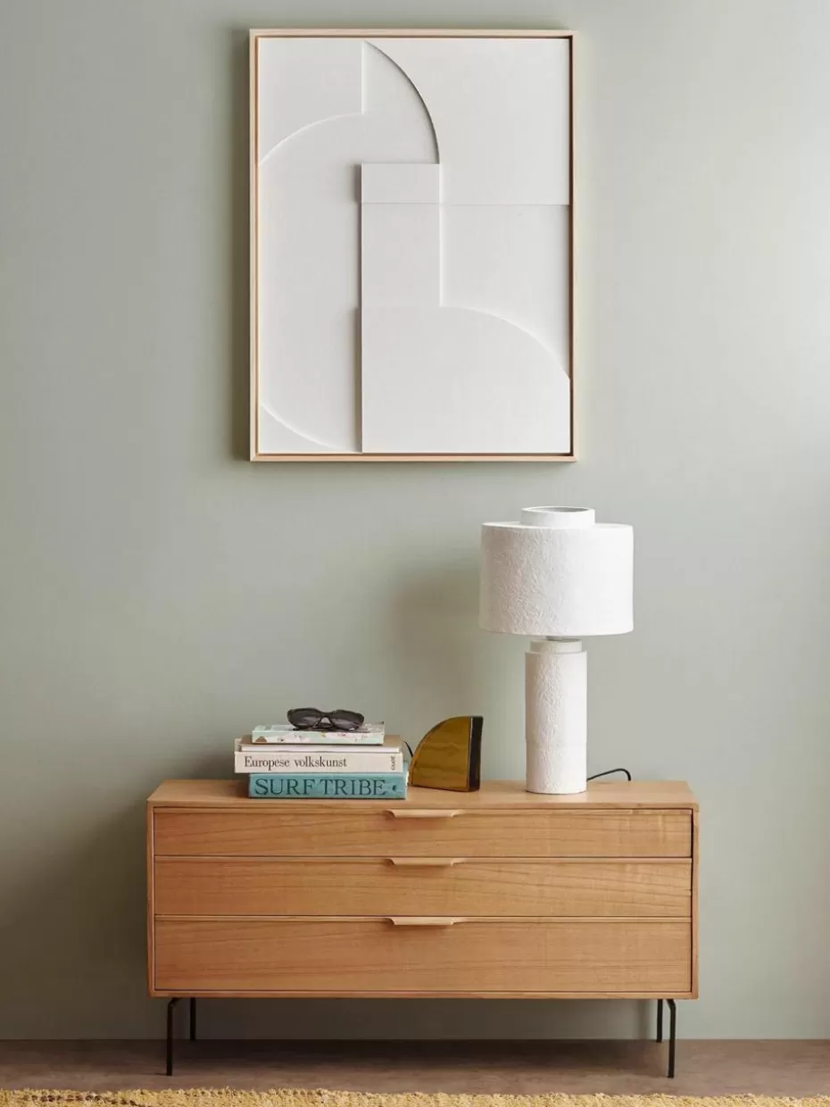 Wandobjekte-HKLIVING Gerahmtes Relief-Wandbild Amido