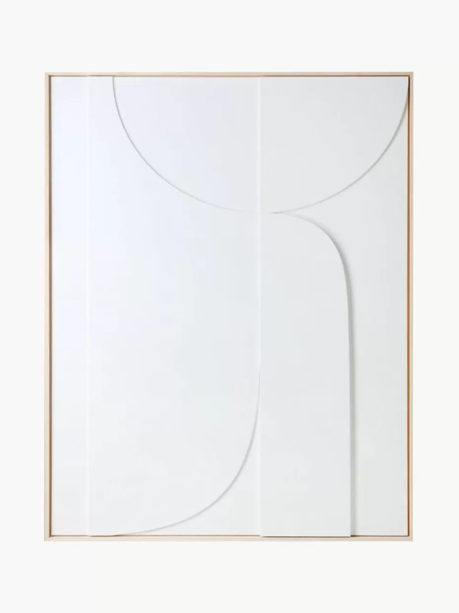 Wandobjekte-HKLIVING Gerahmtes Relief-Wandbild Betido