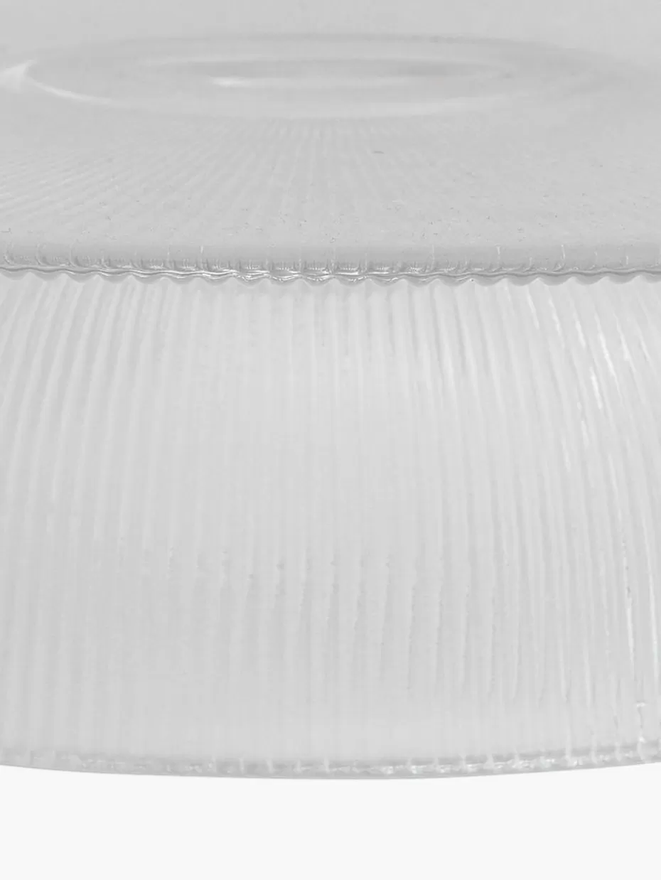 Etageren & Tortenplatten-Nordal Geriffelte Tortenplatte Fig aus Glas