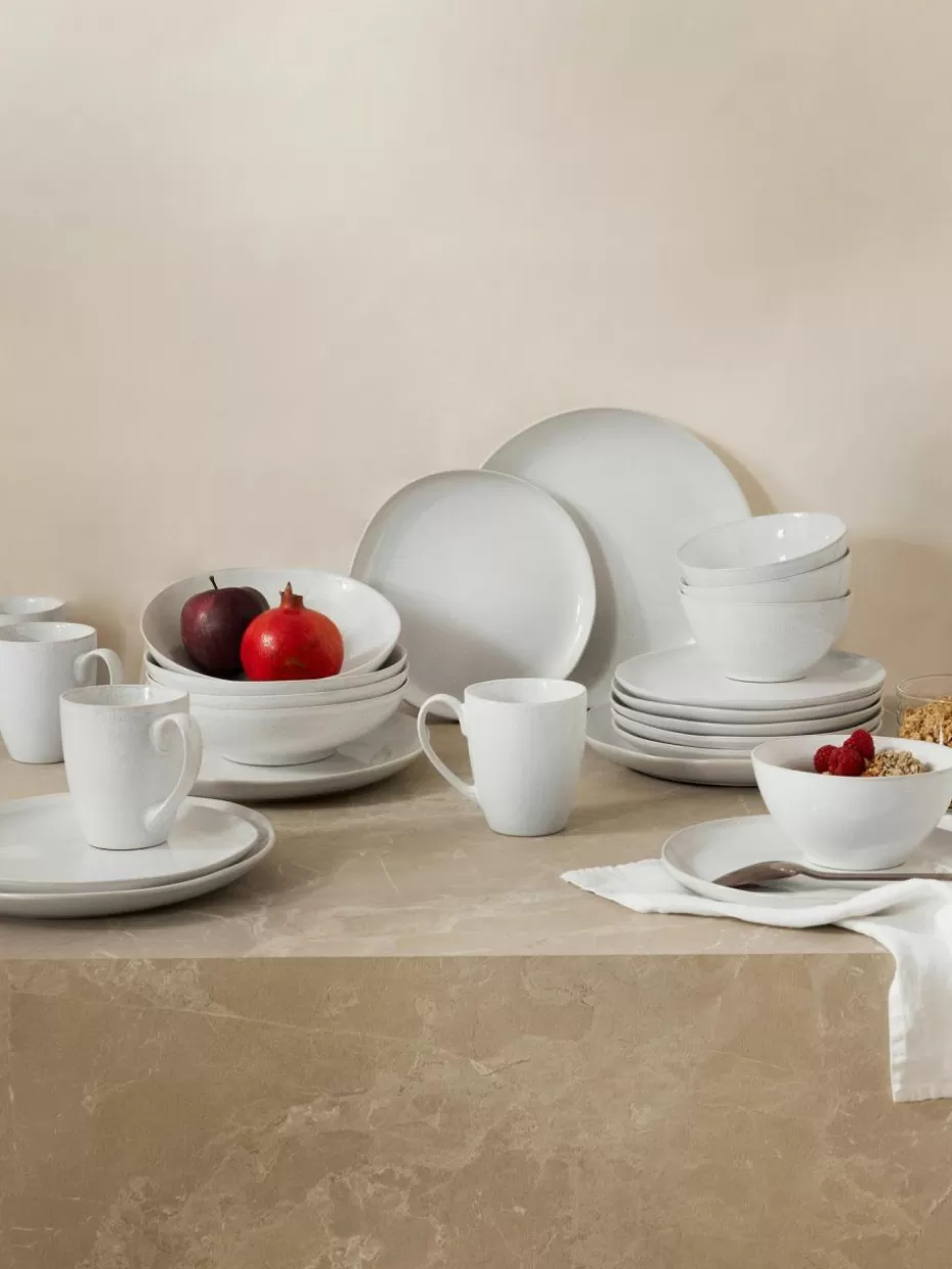 Geschirr-Sets | Geschirrserien-Westwing Collection Geschirr-Set Gemma mit reaktiver Glasur, 4 Personen (12-tlg.)