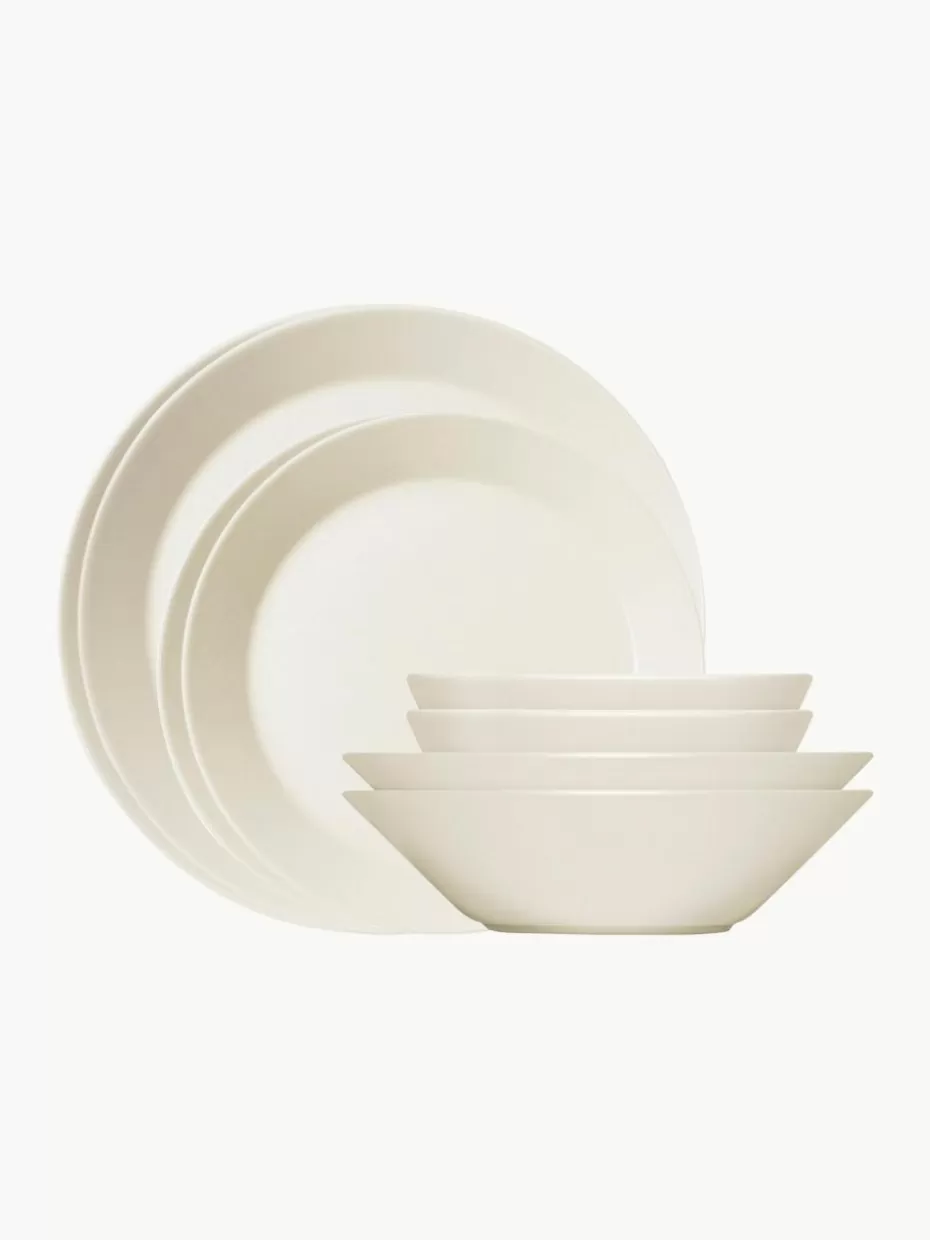 Geschirr-Sets-iittala Geschirr-Set Teema aus Vitro-Porzellan, 2 Personen (8-tlg.)