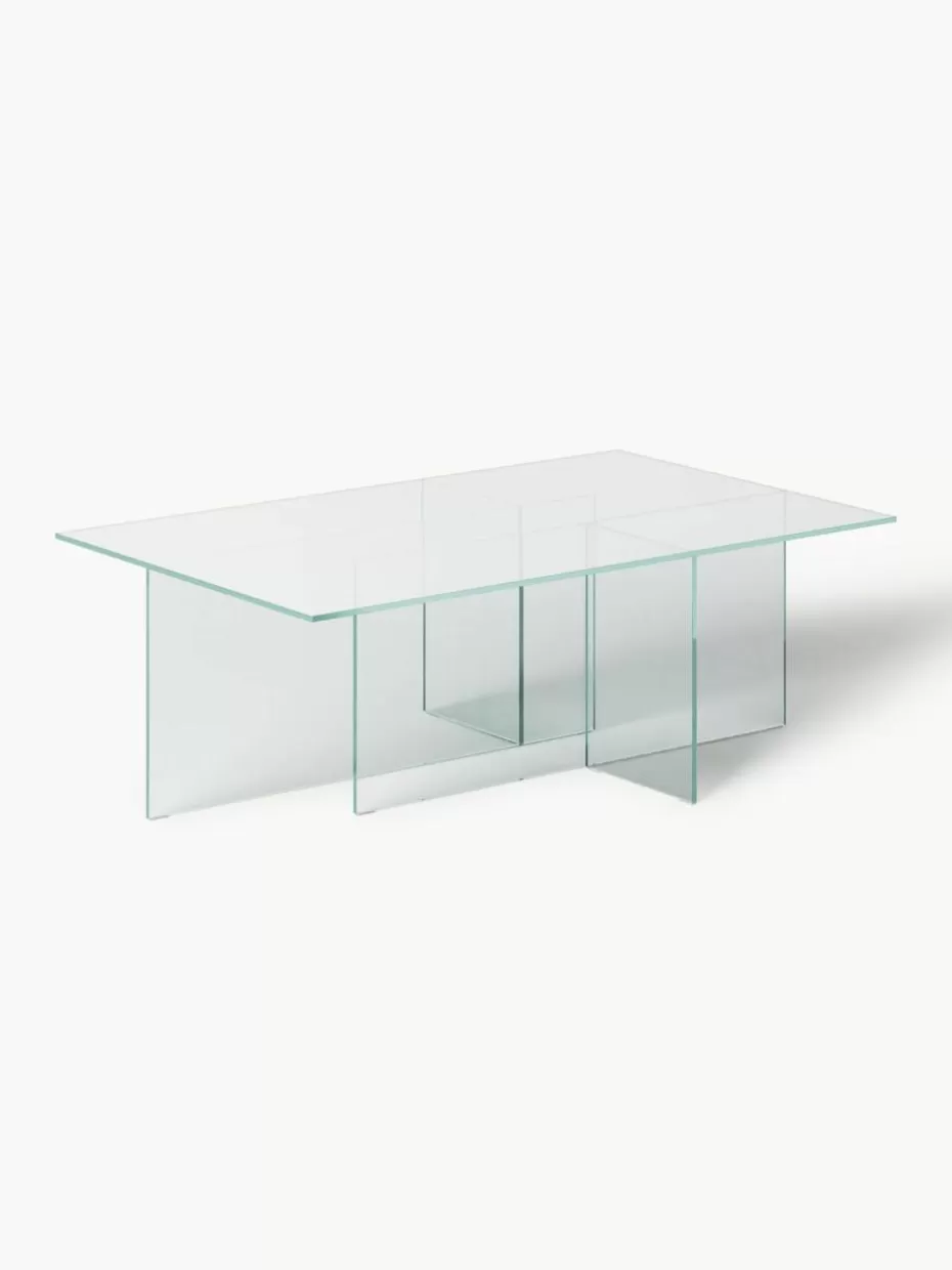 Couchtische-Westwing Collection Glas-Couchtisch Anouk Transparent