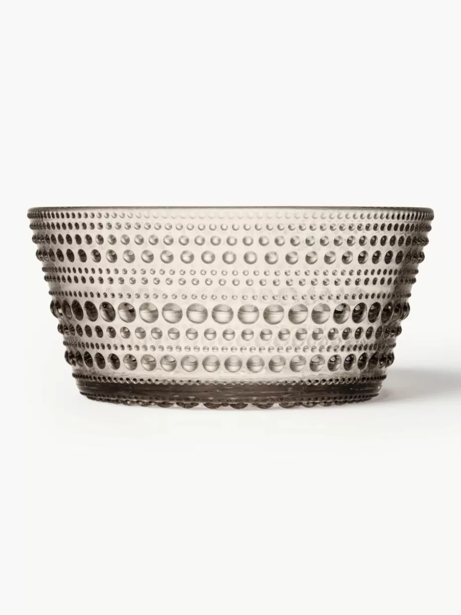 Schalen & Bowls-iittala Glas-Dipschälchen Kastehelmi Beige, transparent