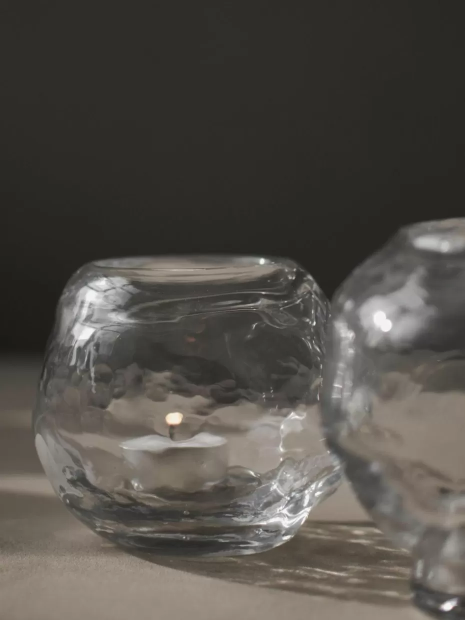 Kerzenständer & Kerzenhalter-DBKD Glas-Kerzenhalter Bunch Transparent