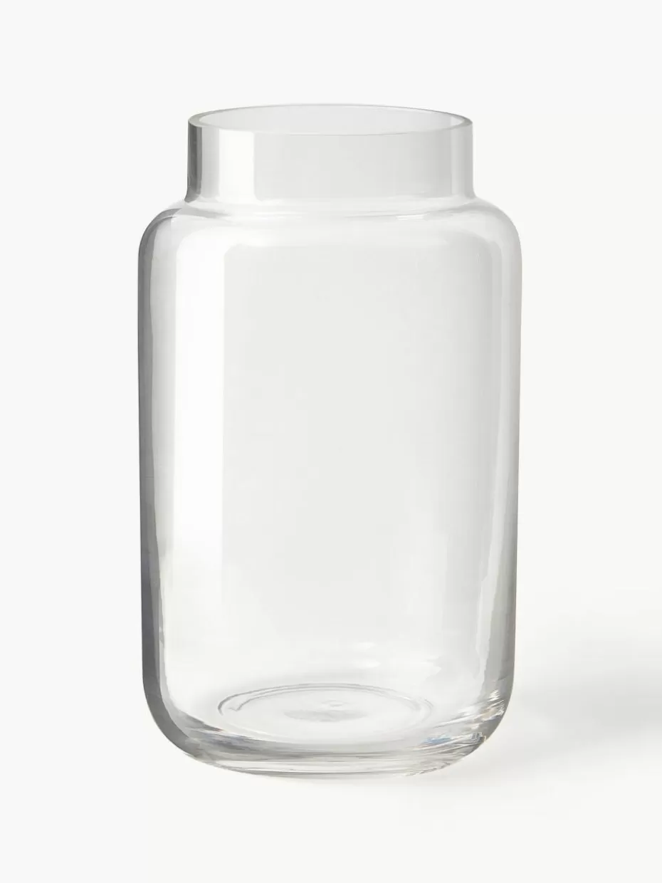 Vasen-Westwing Collection Glas-Vase Lasse, H 22 cm Transparent