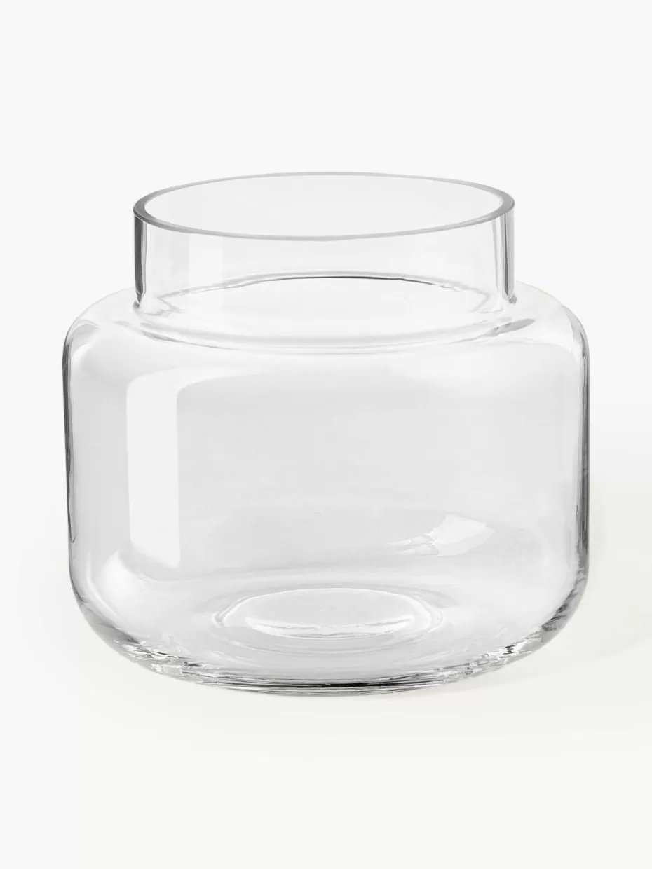 Vasen-Westwing Collection Glas-Vase Lasse, H 14 cm Transparent