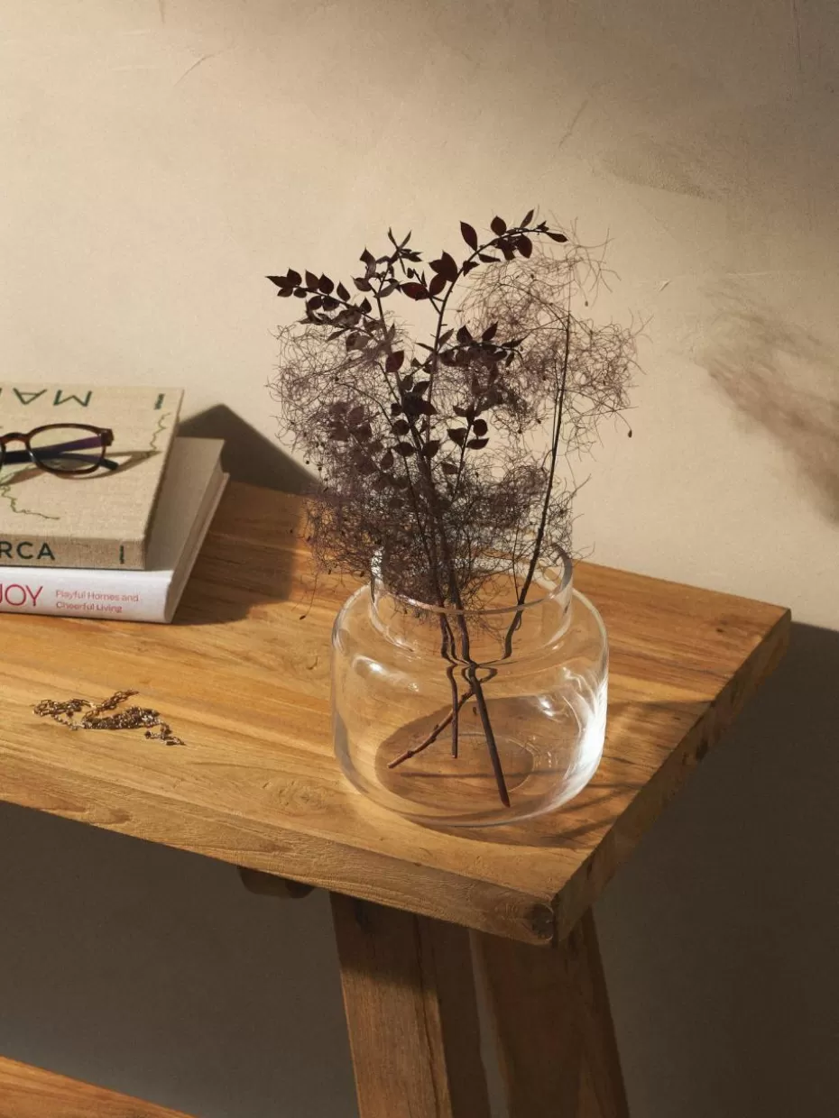 Vasen-Westwing Collection Glas-Vase Lasse, H 14 cm Transparent