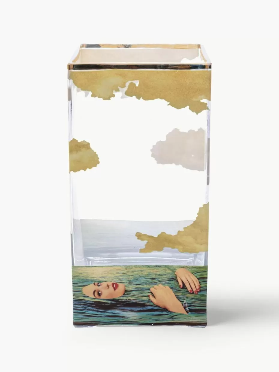 Vasen-Seletti Glas-Vase , H 30 cm Sea Girl
