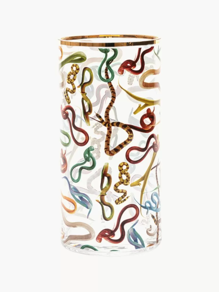 Vasen-Seletti Glas-Vase , H 30 cm Snakes