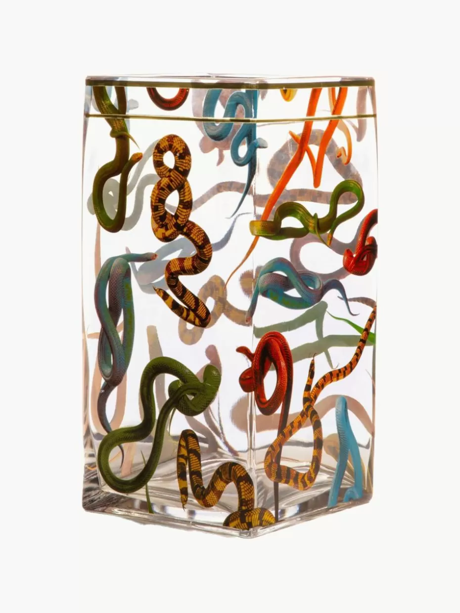 Vasen-Seletti Glas-Vase , H 30 cm Snakes
