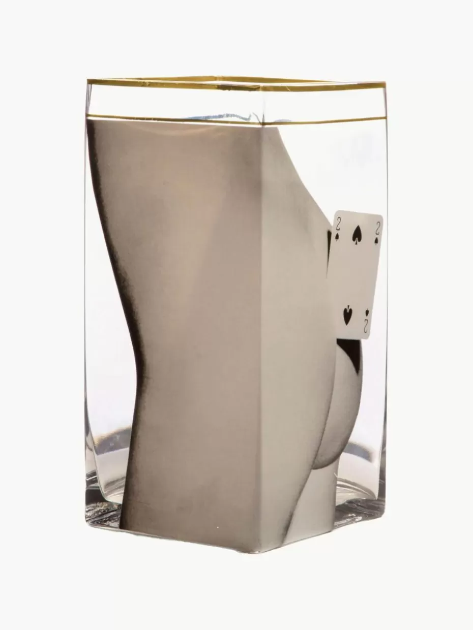 Vasen-Seletti Glas-Vase , H 30 cm Two Of Spades