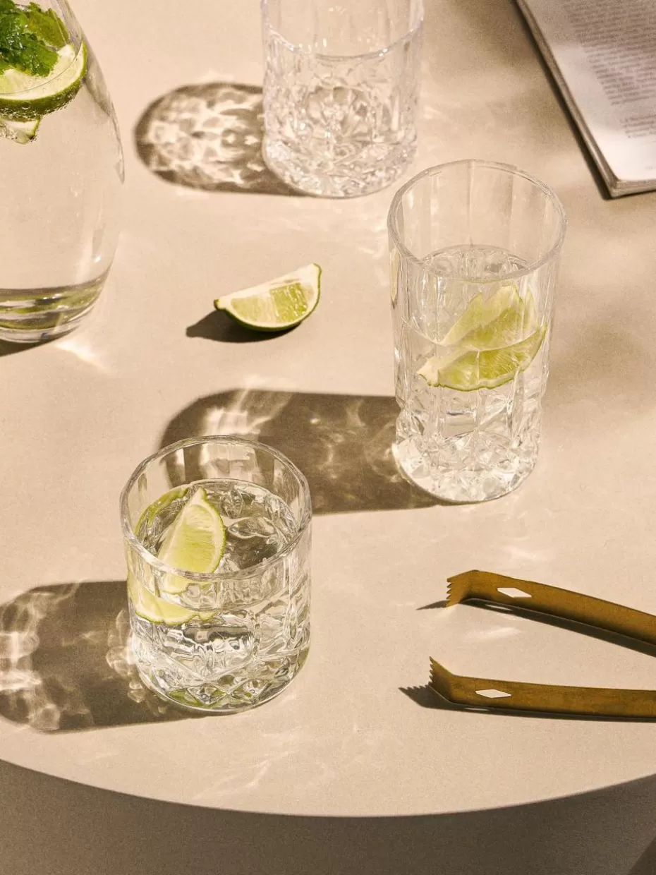 Weihnachtsgeschirr | Festliche Eleganz-Westwing Collection Gläser George mit Kristallrelief, 8er-Set