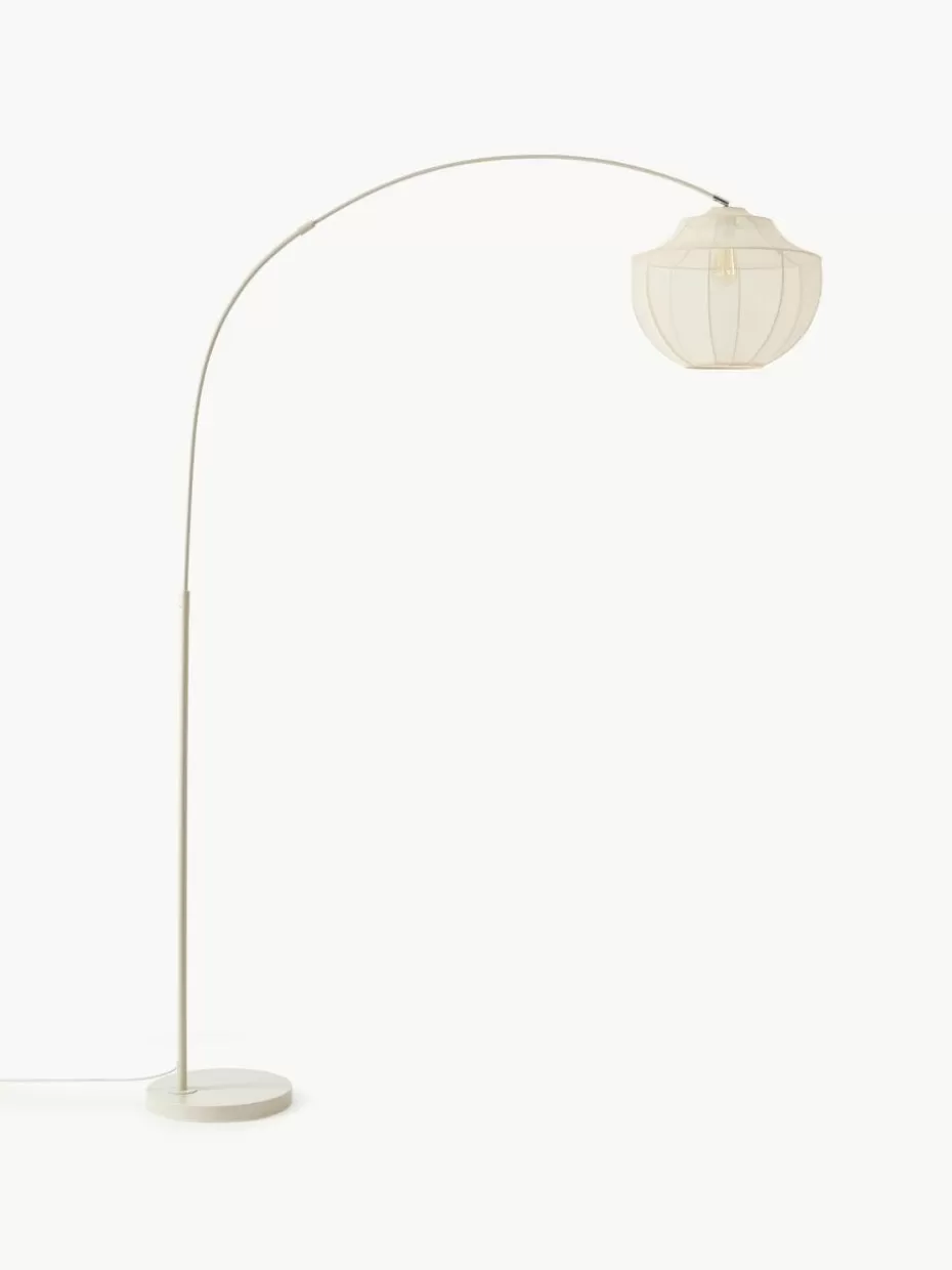 Bogenlampen-Westwing Collection Große Bogenlampe Netzstoff Beau