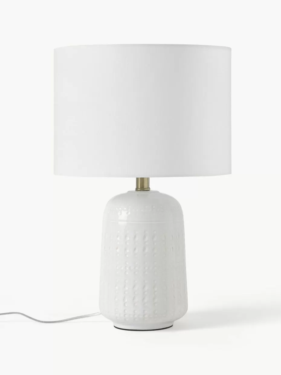 Nachttischlampen-Westwing Collection Große Keramik-Tischlampe Iva