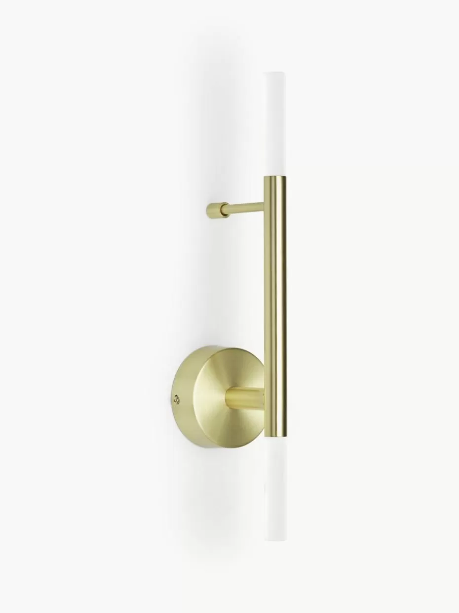 Led-Wandleuchten | Up- & Downlights-Westwing Collection Große LED-Wandleuchte Gratia Goldfarben, Weiß