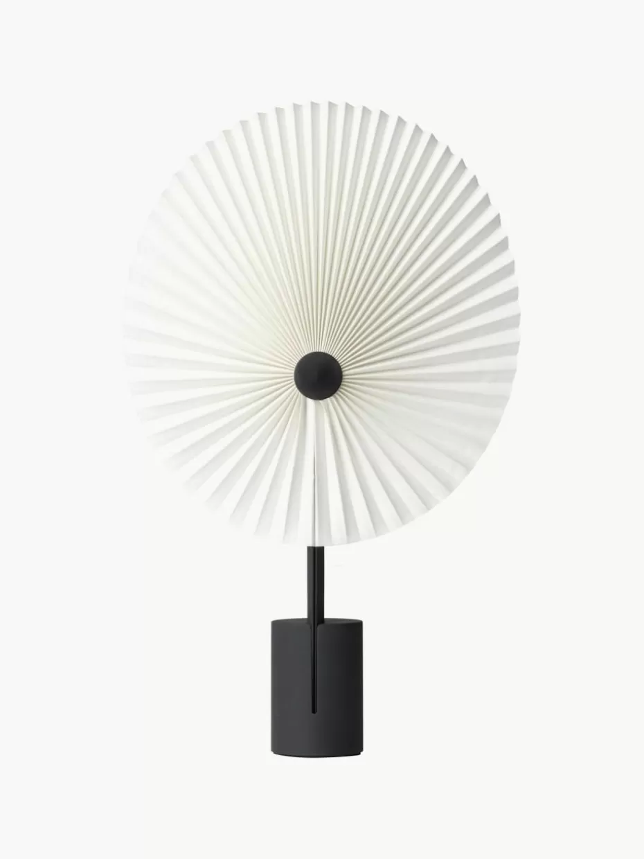 Led-Tischleuchten-Gejst Große mobile LED-Tischlampe Liris, dimmbar Weiß, Schwarz
