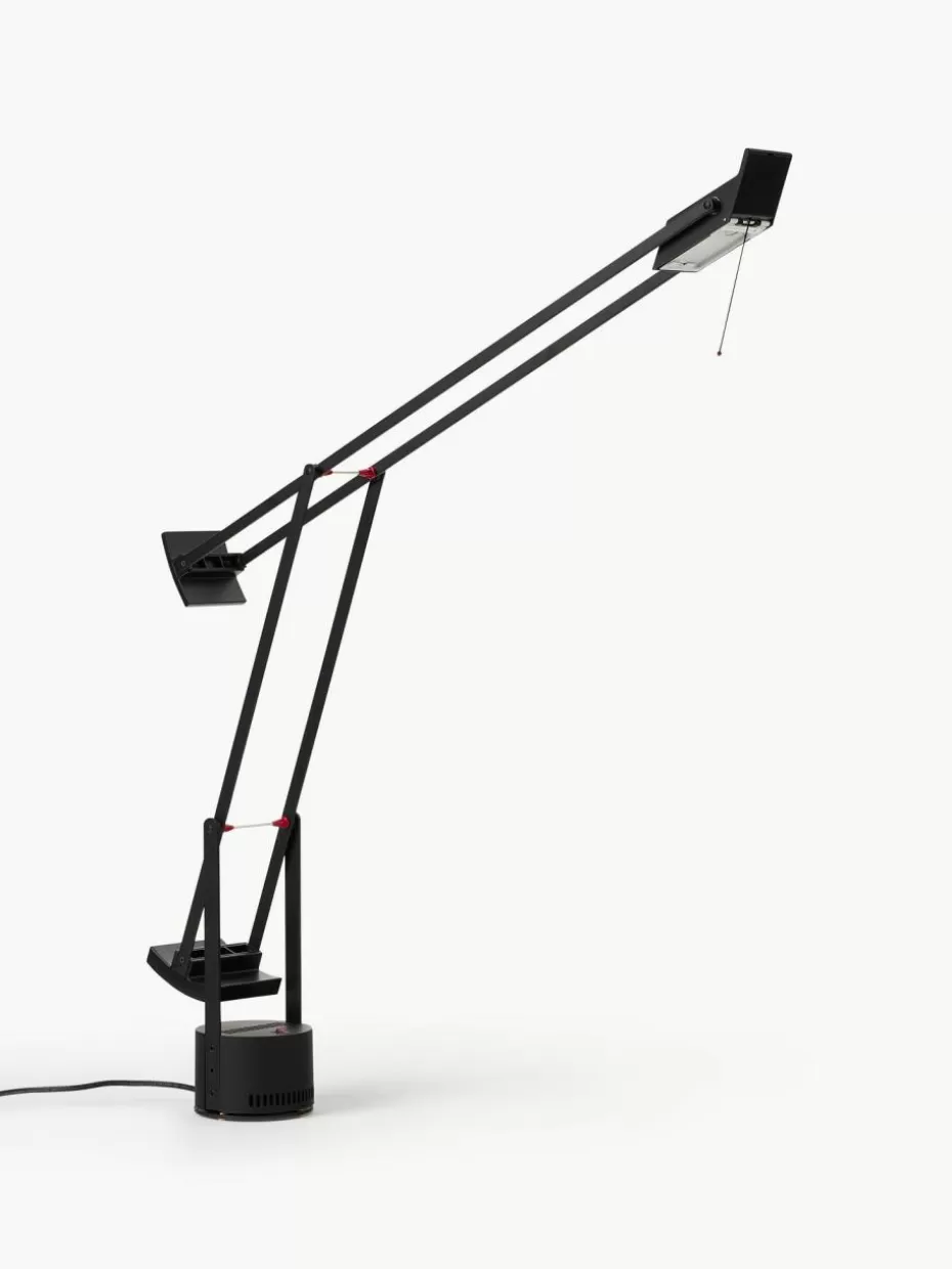 Schreibtischlampen-Artemide Große Tischlampe Tizio Schwarz