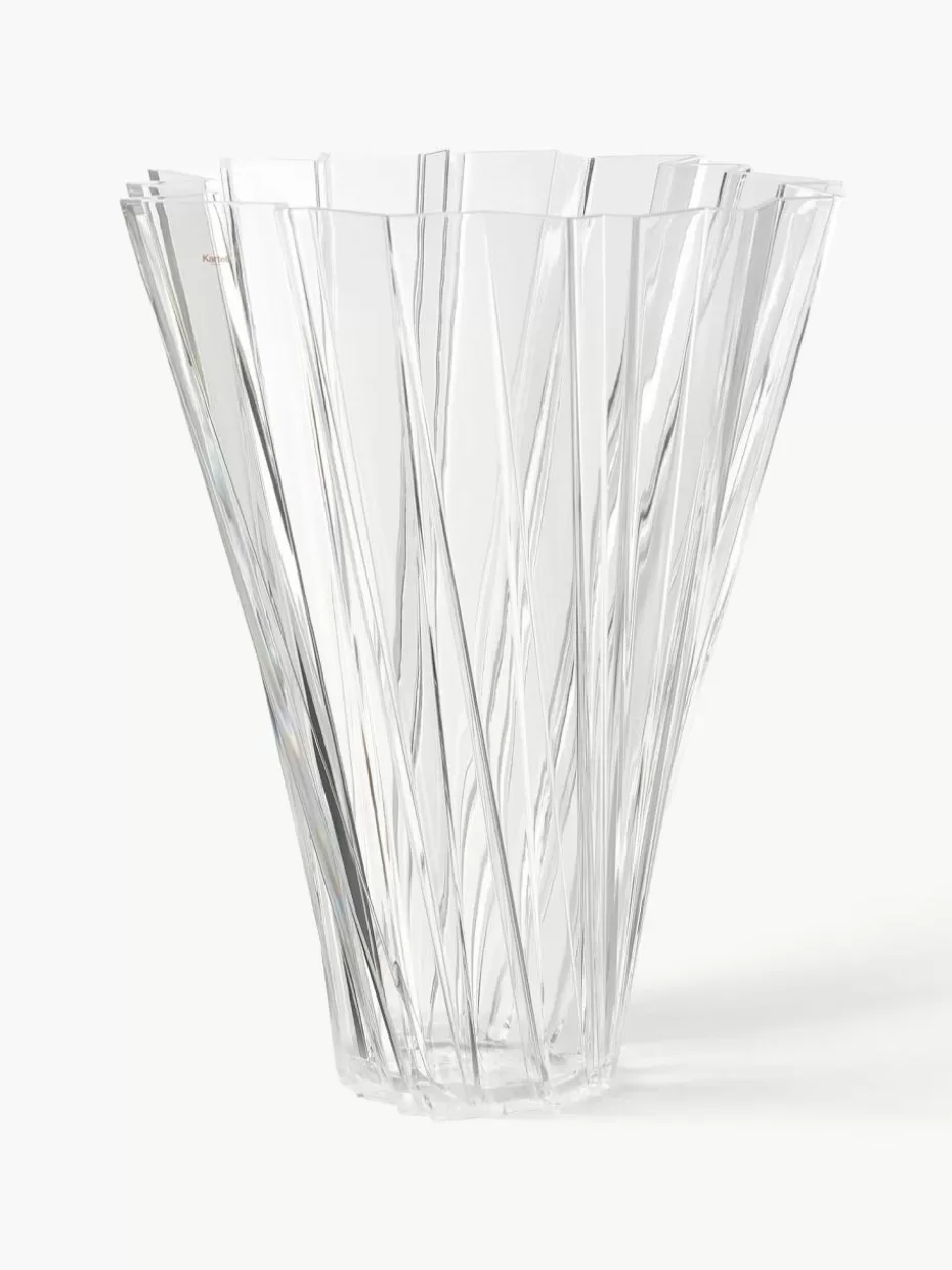 Vasen-Kartell Große Vase Shanghai, H 44 cm Transparent
