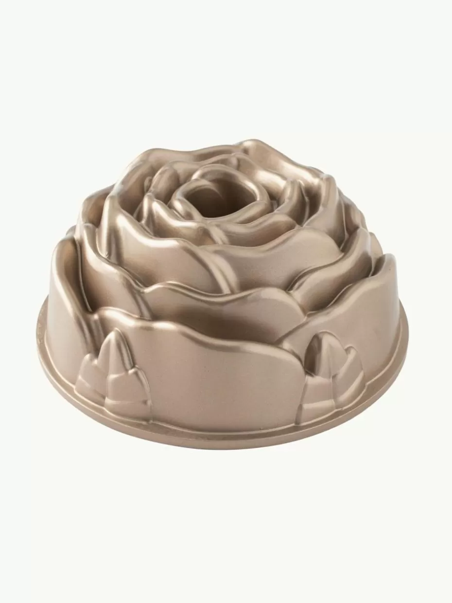 Back- & Ofenformen-Nordic Ware Gugelhupfform Rose mit Antihaftbeschichtung