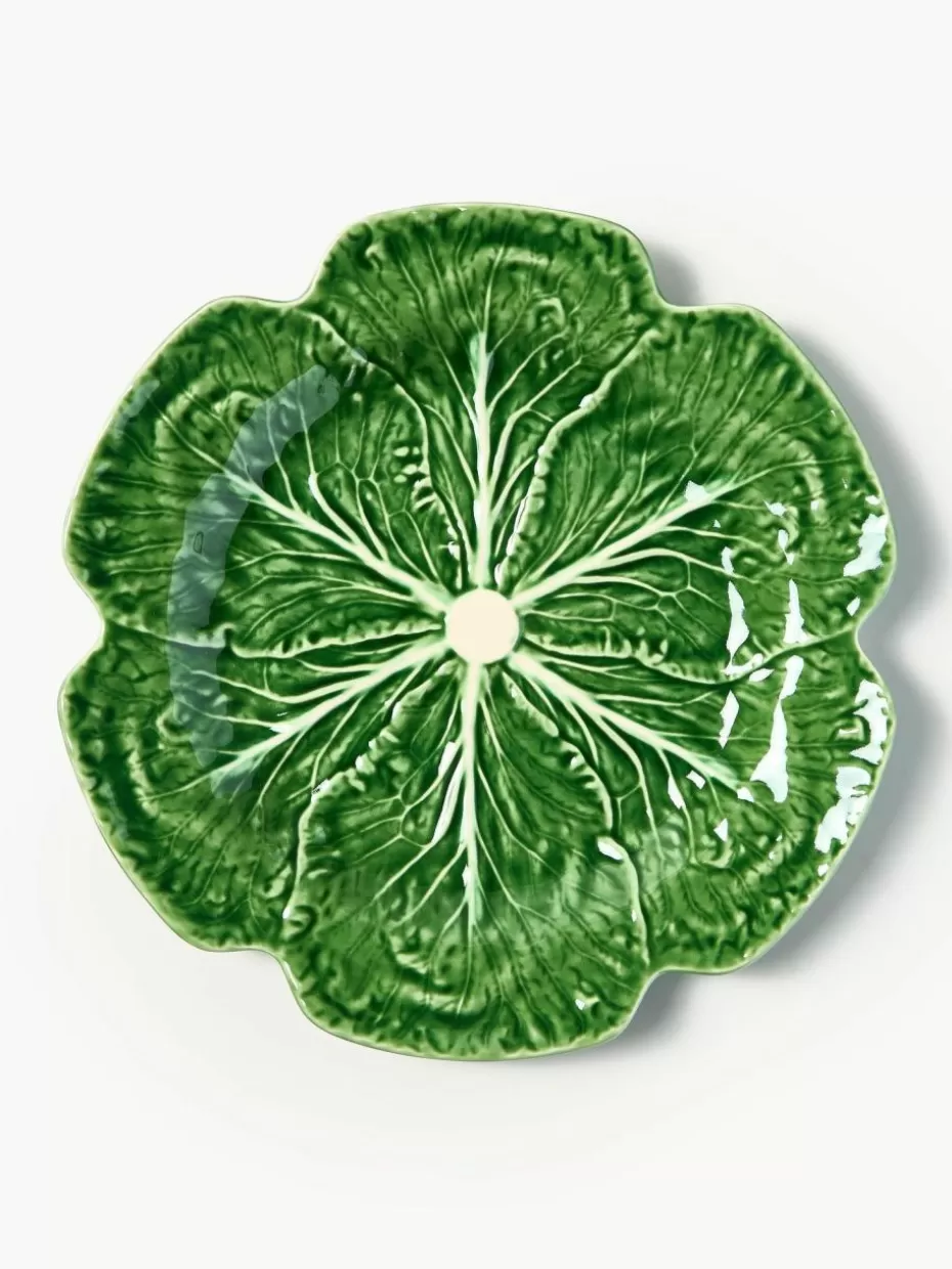 Servierplatten & Schüsseln-Bordallo Pinheiro Handbemalte Servierschüsseln Cabbage, 2 Stück