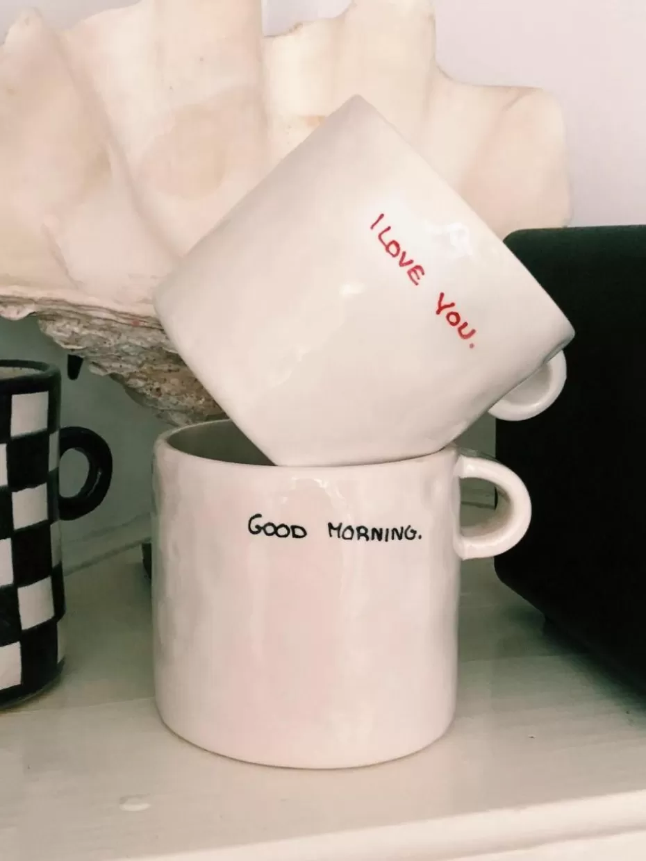 Tassen-Anna + Nina Handbemalte Tasse Good Morning