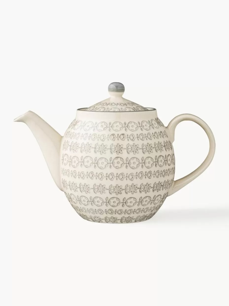 Kannen & Karaffen-Bloomingville Handbemalte Teekanne Karine, 1.2 L
