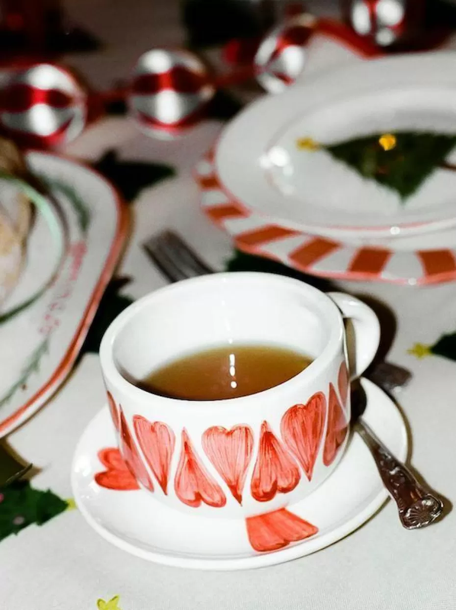 Weihnachtsgeschirr | Glow-Up-Anna + Nina Handbemalte XL Tasse Classic Love