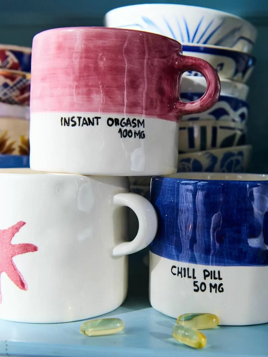 Tassen-Anna + Nina Handbemalte XL Tasse Instant Pleasure