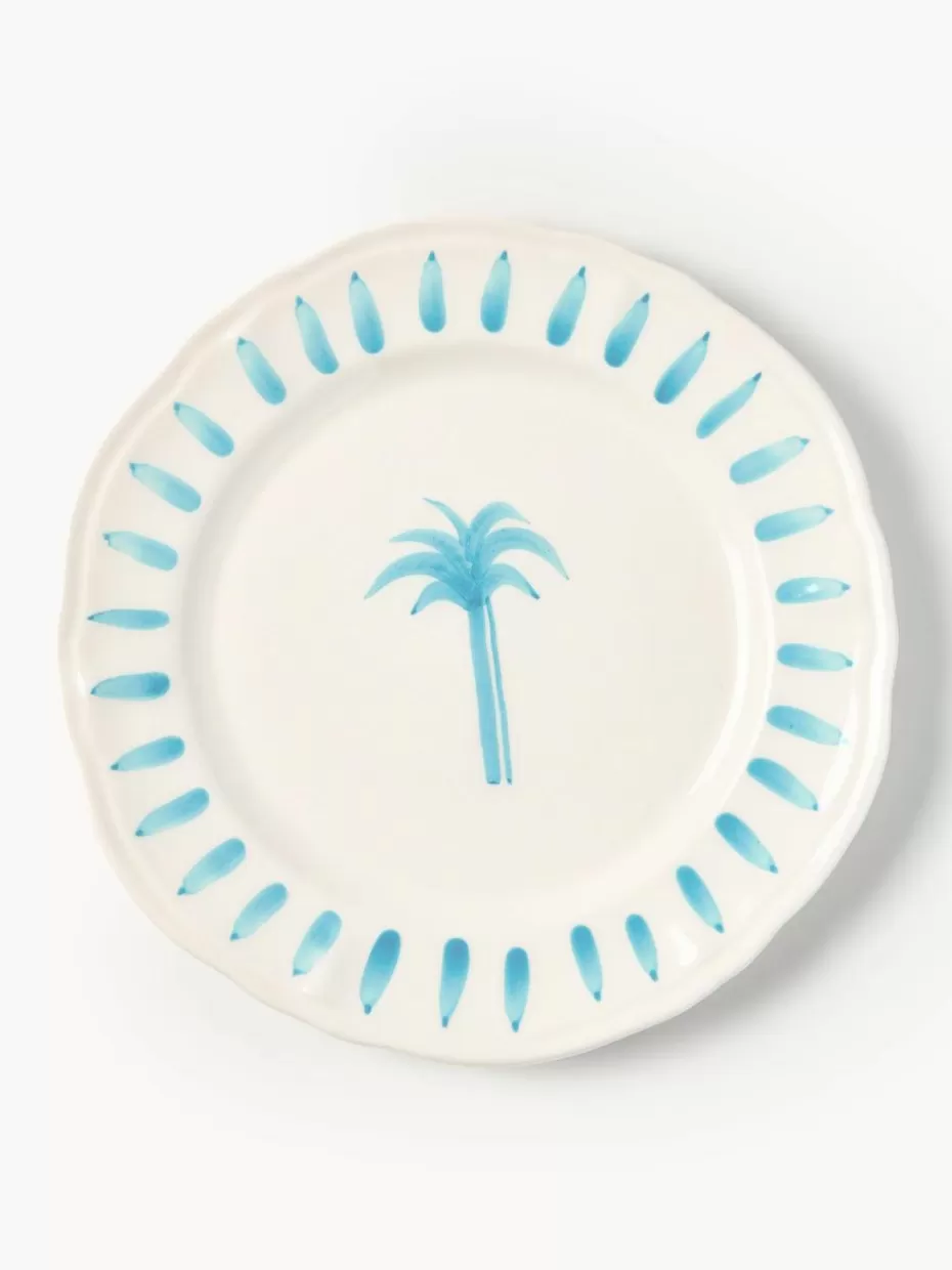 Teller-Les Ottomans Handbemalter Speiseteller The Palms