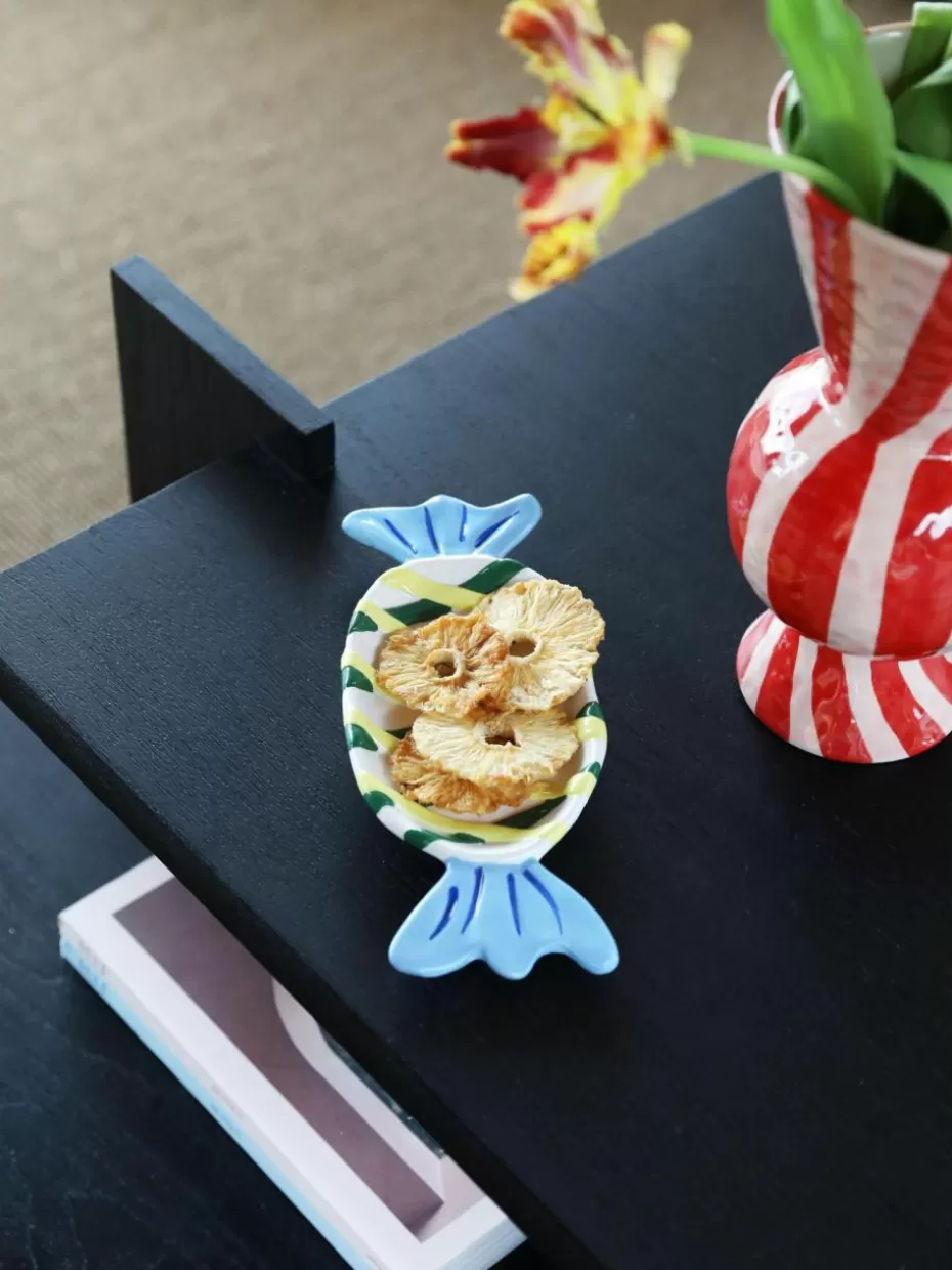 Weihnachtliche Deko-Objekte | Glow-Up-&k amsterdam Handbemaltes Deko-Tablett Goody