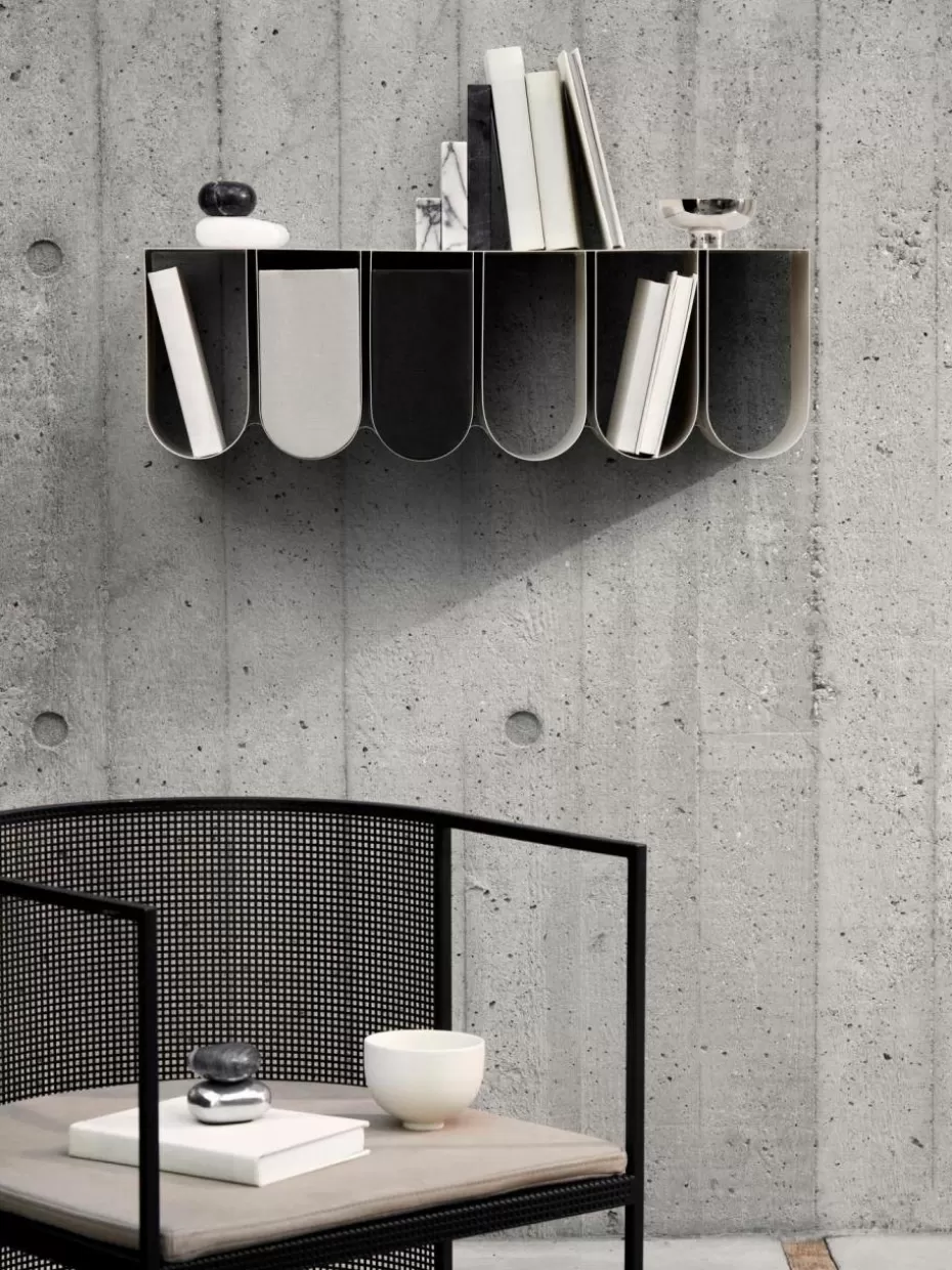 Boxen-Kristina Dam Handgefertigte Aufbewahrungsbox Curved Schwarz