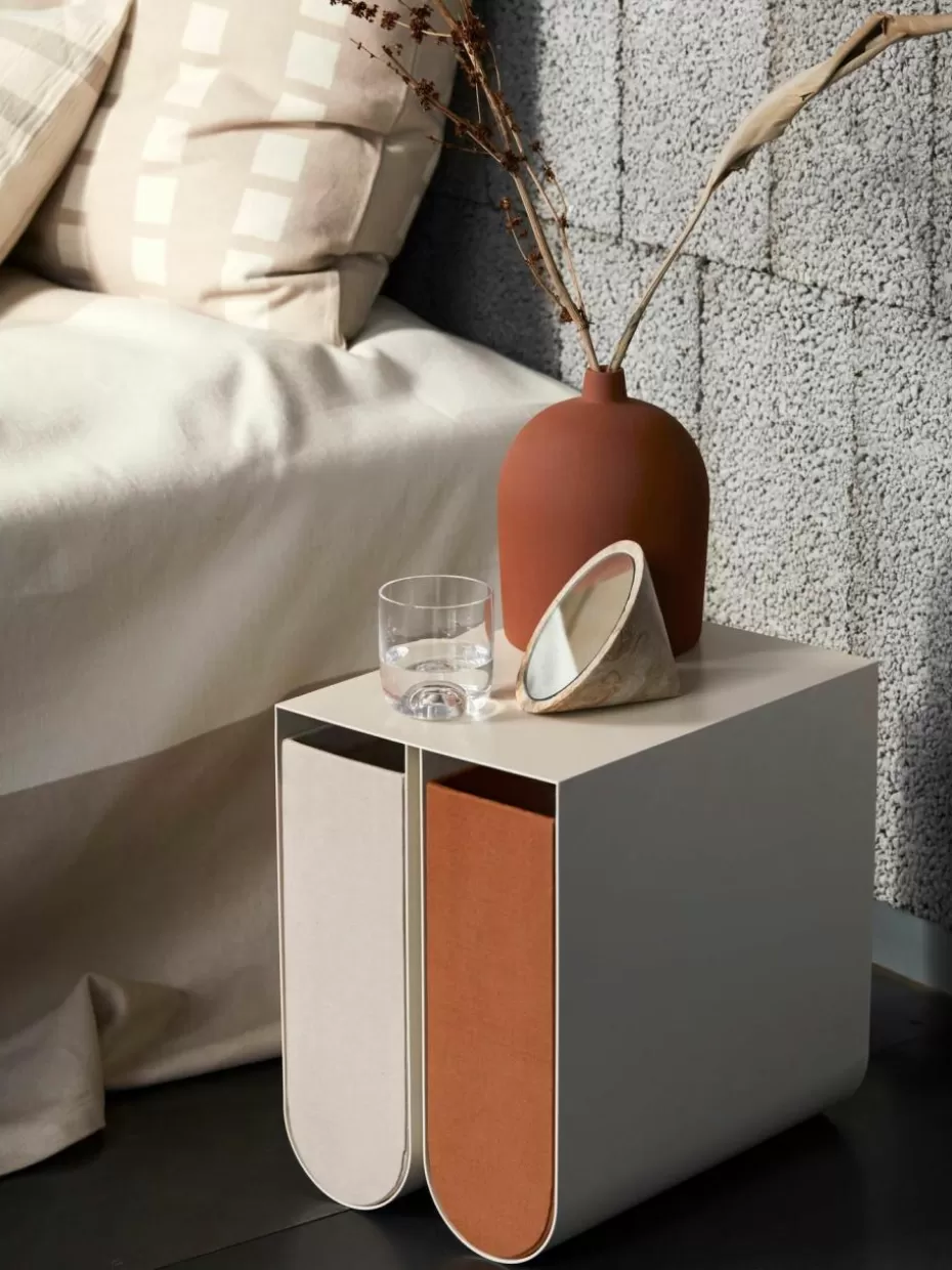 Boxen-Kristina Dam Handgefertigte Aufbewahrungsbox Curved Hellbraun