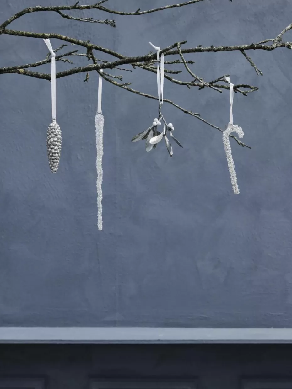 Weihnachtskugeln & Baumanhänger | Romantische Details-Lene Bjerre Handgefertigte Baumanhänger Cristelle, 3 Stück