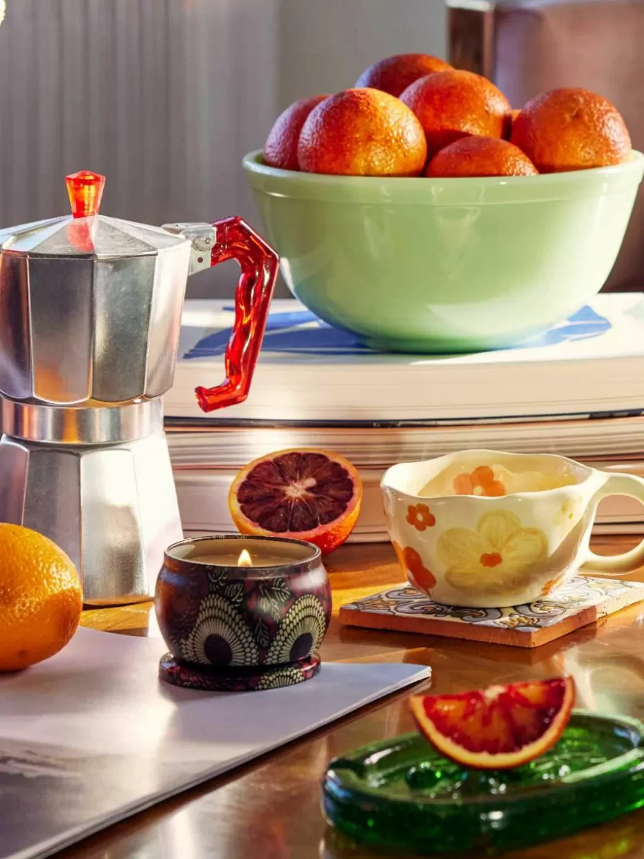 Duftkerzen-Voluspa Handgefertigte Duftkerze Japonica Collection (Goji-Beere, Mango & Tarocco Orange) Goji-Beere, reife Mango & Tarocco Orange