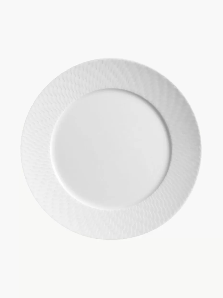 Teller-Meissen Handgefertigte Frühstücksteller No. 41 aus Porzellan, 2 Stück