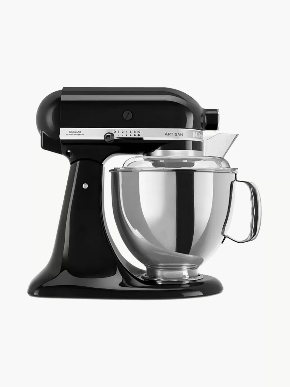 Küchenmaschinen-KitchenAid Handgefertigte Küchenmaschine Artisan Schwarz, glänzend