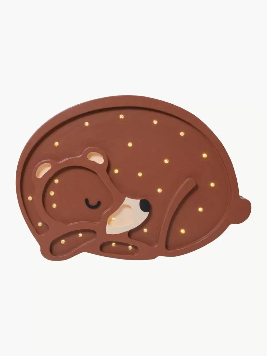 Lampen | Kinderzimmerlampen-Little Lights Handgefertigte LED-Kinderzimmerlampe Bear mit Timerfunktion und Fernbedienung, dimmbar