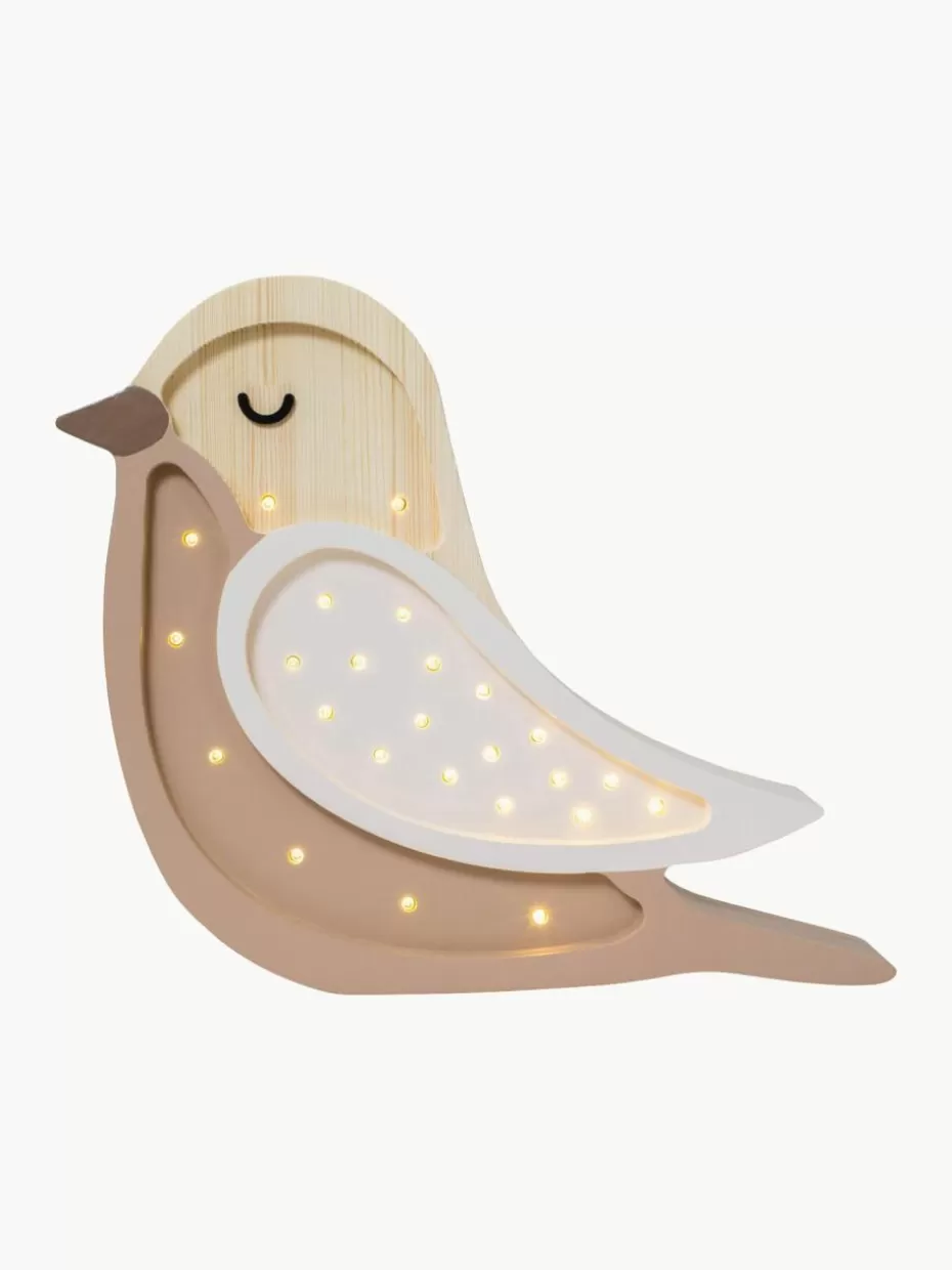 Lampen | Kinderzimmerlampen-Little Lights Handgefertigte LED-Kinderzimmerlampe Bird mit Timerfunktion und Fernbedienung, dimmbar