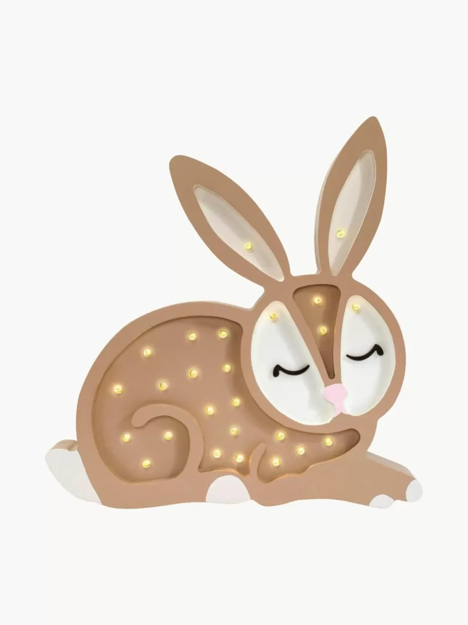 Lampen | Kinderzimmerlampen-Little Lights Handgefertigte LED-Kinderzimmerlampe Bunny mit Timerfunktion und Fernbedienung, dimmbar
