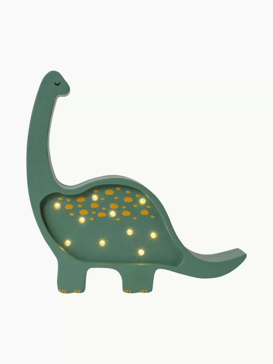 Lampen | Kinderzimmerlampen-Little Lights Handgefertigte LED-Kinderzimmerlampe Diplodocus Mini mit Timerfunktion und Fernbedienung, dimmbar