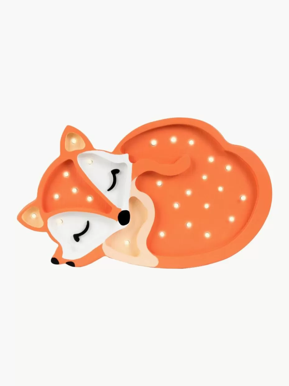 Lampen | Kinderzimmerlampen-Little Lights Handgefertigte LED-Kinderzimmerlampe Fox mit Timerfunktion und Fernbedienung, dimmbar