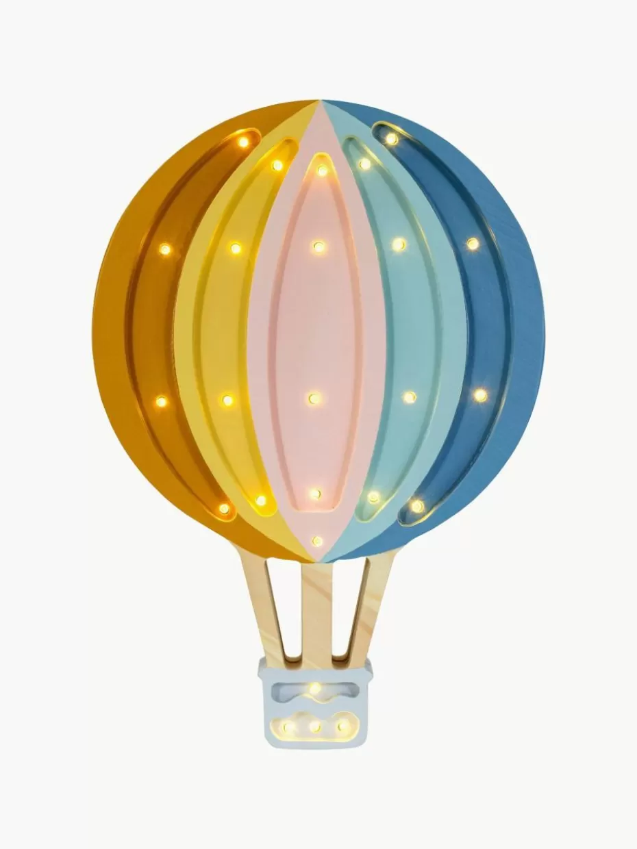Lampen | Kinderzimmerlampen-Little Lights Handgefertigte LED-Kinderzimmerlampe Hot Air Baloon mit Timerfunktion und Fernbedienung, dimmbar Bunt