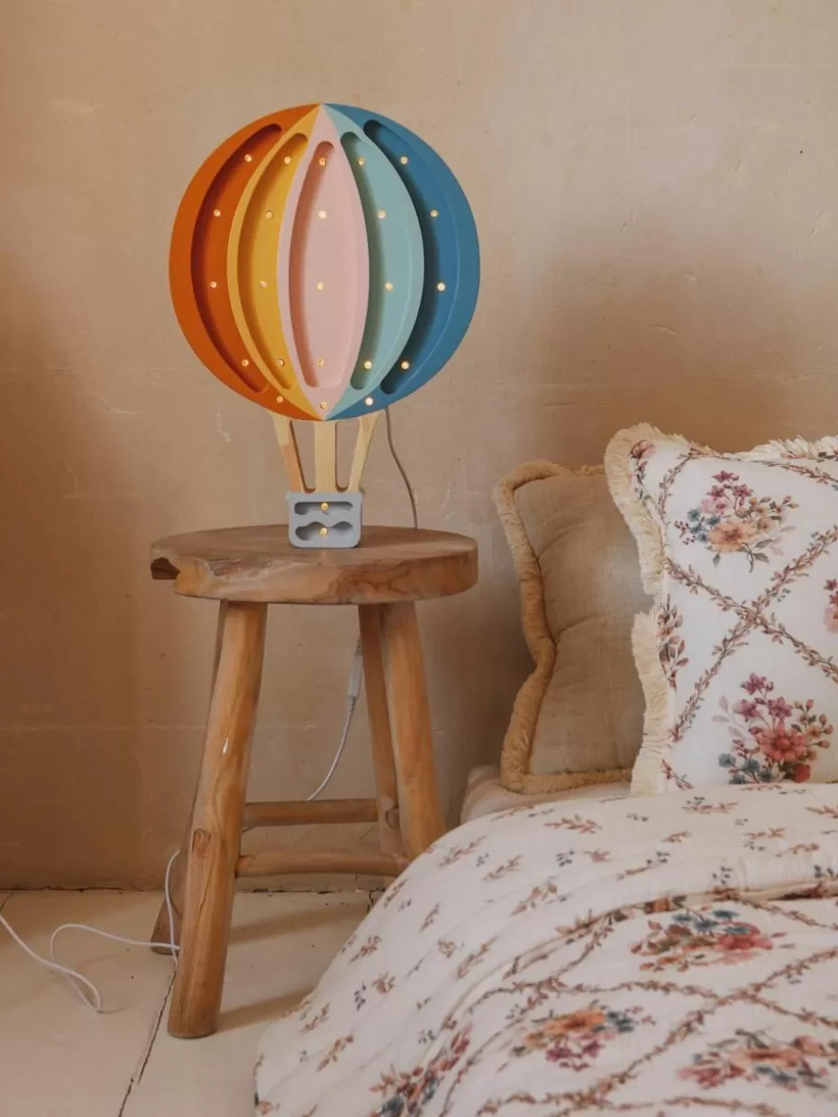 Lampen | Kinderzimmerlampen-Little Lights Handgefertigte LED-Kinderzimmerlampe Hot Air Baloon mit Timerfunktion und Fernbedienung, dimmbar Bunt