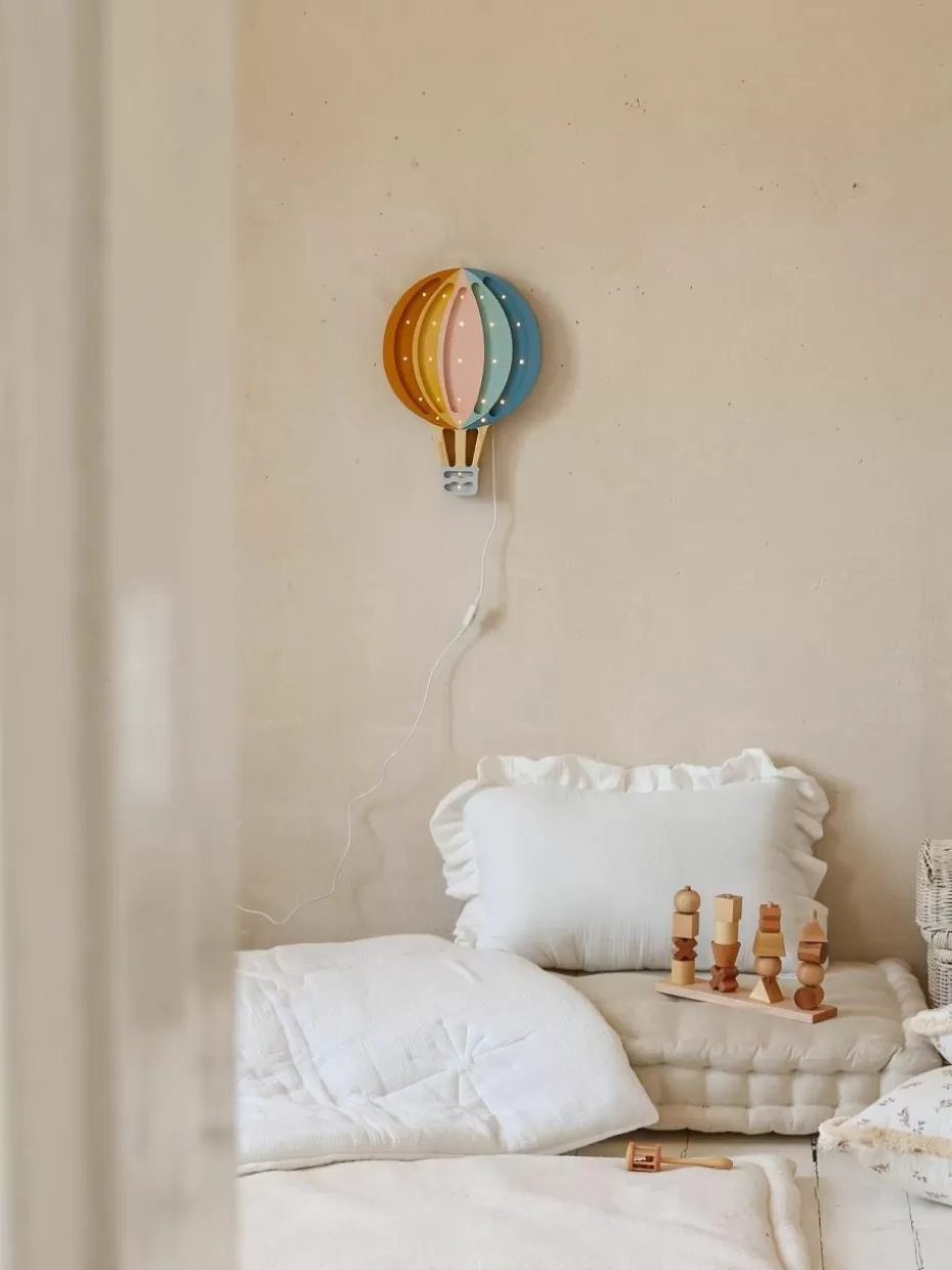 Lampen | Kinderzimmerlampen-Little Lights Handgefertigte LED-Kinderzimmerlampe Hot Air Baloon mit Timerfunktion und Fernbedienung, dimmbar Bunt