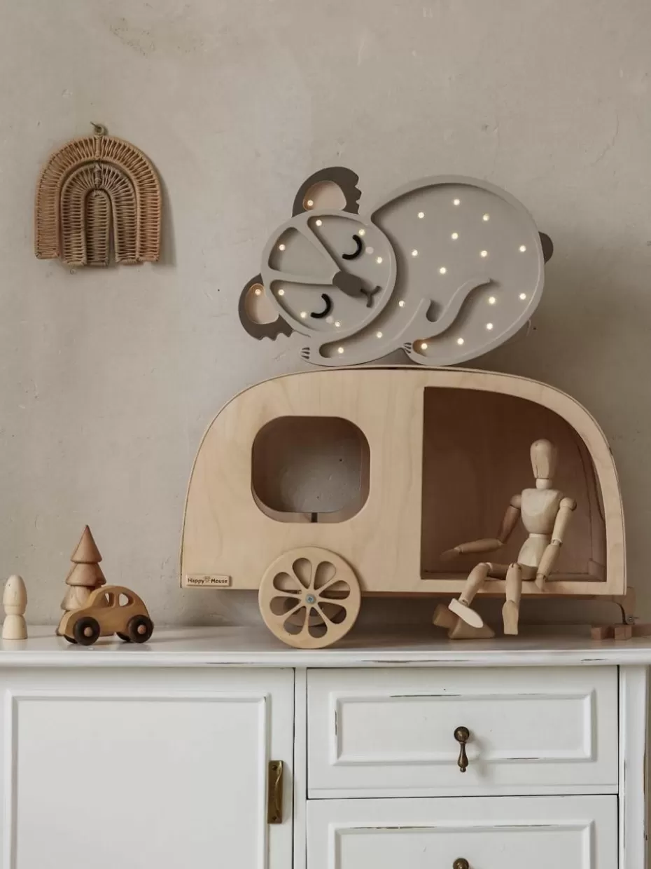 Lampen | Kinderzimmerlampen-Little Lights Handgefertigte LED-Kinderzimmerlampe Koala mit Timerfunktion und Fernbedienung, dimmbar