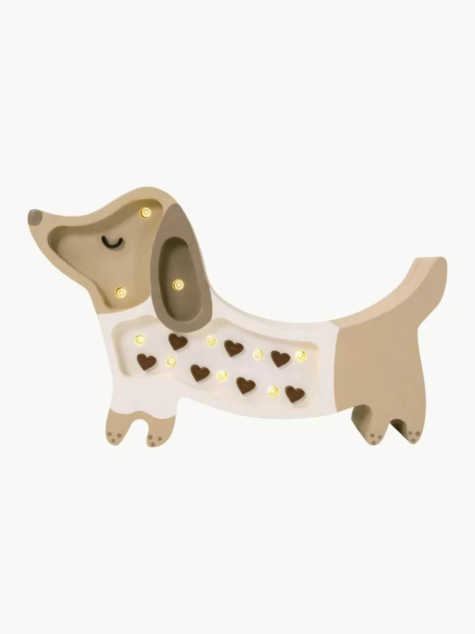 Lampen | Kinderzimmerlampen-Little Lights Handgefertigte LED-Kinderzimmerlampe Puppy Mini mit Timerfunktion und Fernbedienung, dimmbar