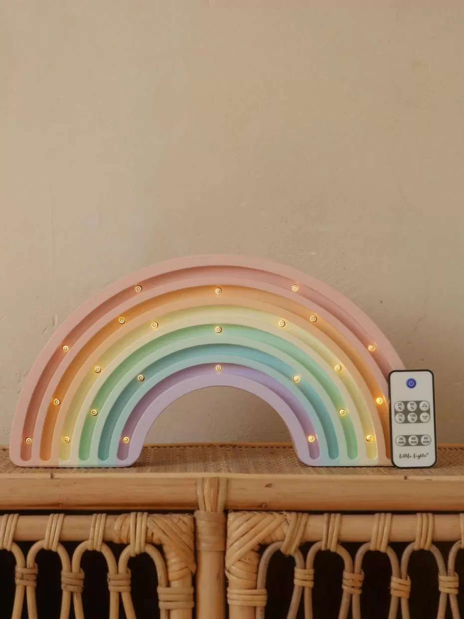 Lampen | Kinderzimmerlampen-Little Lights Handgefertigte LED-Kinderzimmerlampe Rainbow mit Timerfunktion und Fernbedienung, dimmbar