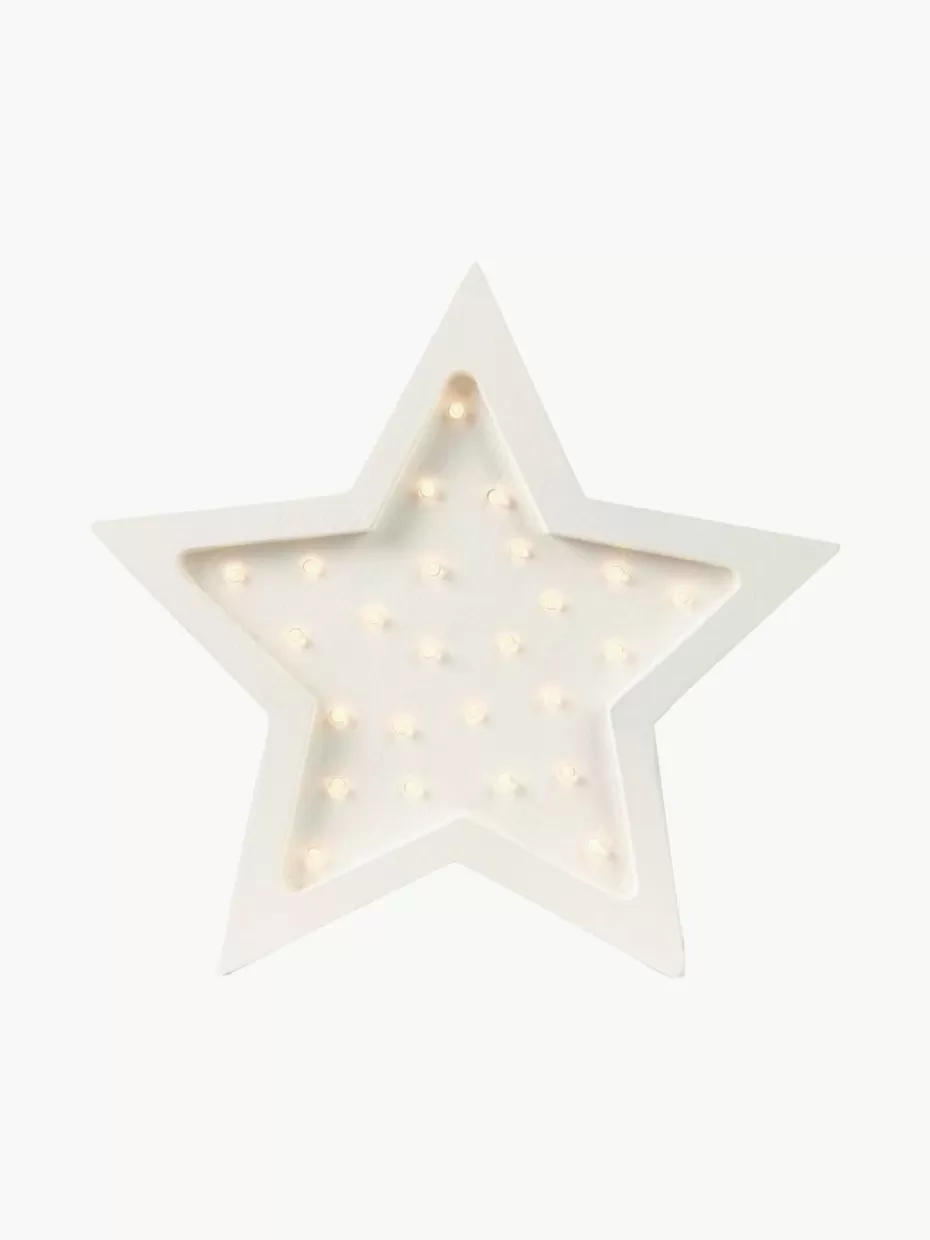 Lampen | Kinderzimmerlampen-Little Lights Handgefertigte LED-Kinderzimmerlampe Star mit Timerfunktion und Fernbedienung, dimmbar